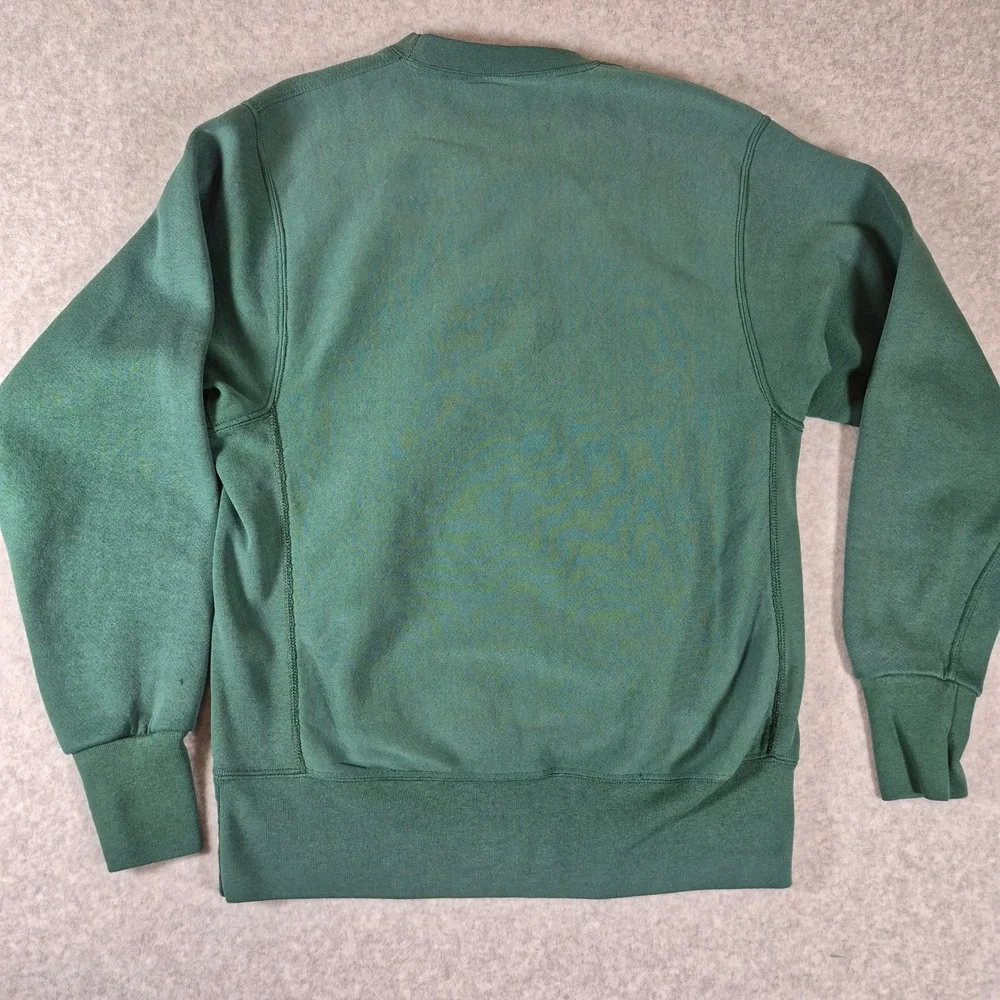 Vintage The Greens Collection Sweatshirt Mens L Green Embroidered Golf Crewneck